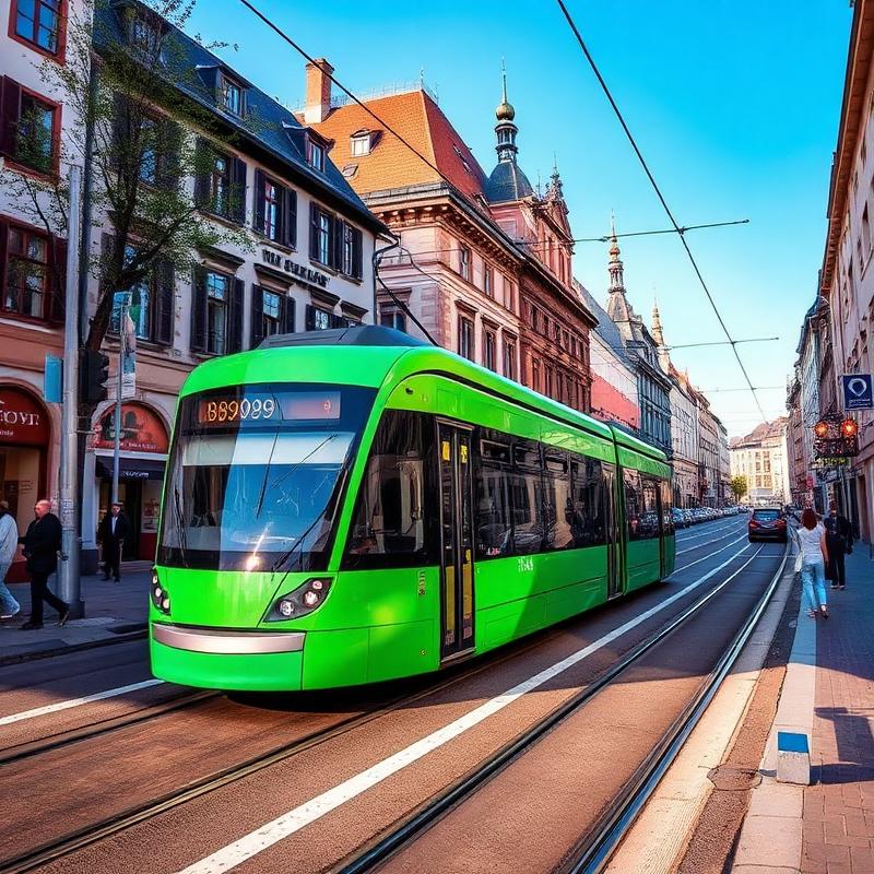 Tram, Bus & Parken